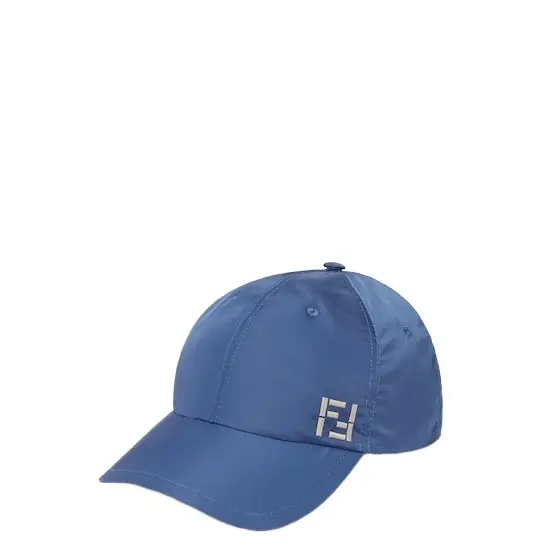 Fendi Light blue waterproof nylon baseball cap with semi-stiff | Image 1 Fendi Light blue waterproof nylon baseball cap with semi-stiff | Image 1