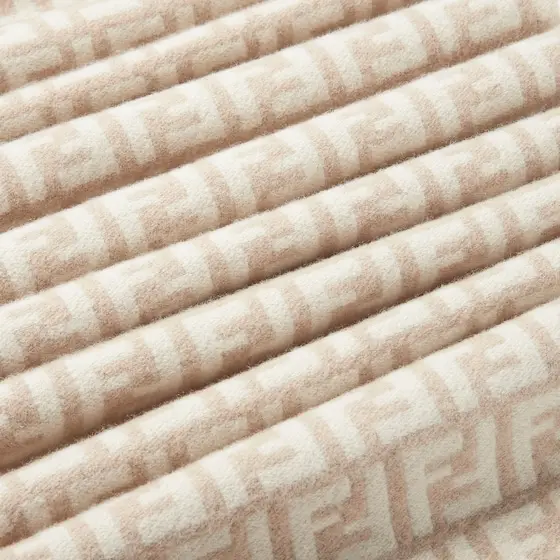Fendi Scarf made of wool yarn and cashmere with an all-over ivory | Thumbnail 2