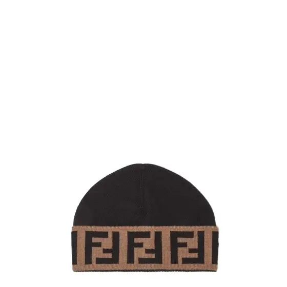 Fendi Beanie with turned-up brim
