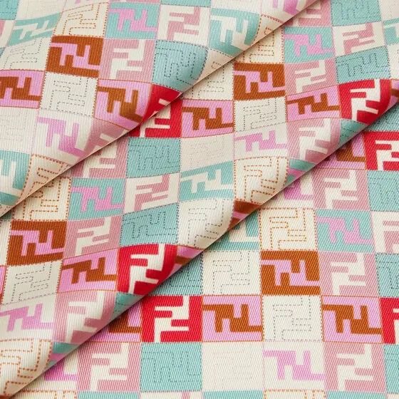 Fendi Square foulard made of organic silk twill | Thumbnail 2 Fendi Square foulard made of organic silk twill | Thumbnail 2