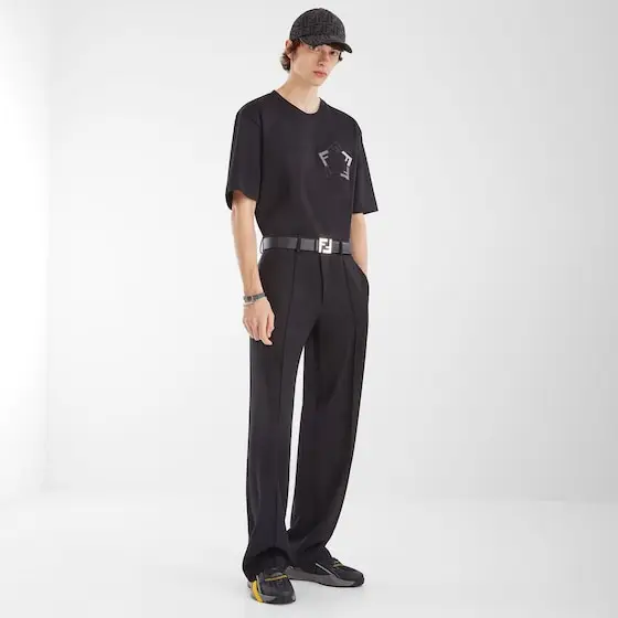 Fendi FF Jacquard Fabric Baseball Cap | Thumbnail 3 Fendi FF Jacquard Fabric Baseball Cap | Thumbnail 3