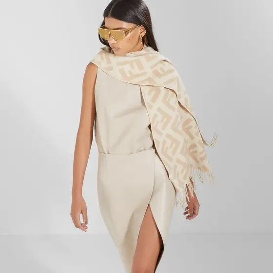 Fendi FF Scarf | Thumbnail 4 Fendi FF Scarf | Thumbnail 4