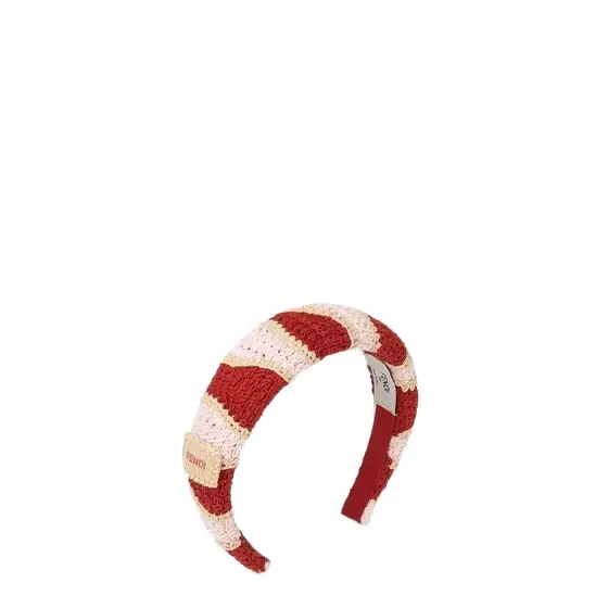 Fendi Hair band covered in wave crochet cotton and raffia yarn | Image 1 Fendi Hair band covered in wave crochet cotton and raffia yarn | Image 1