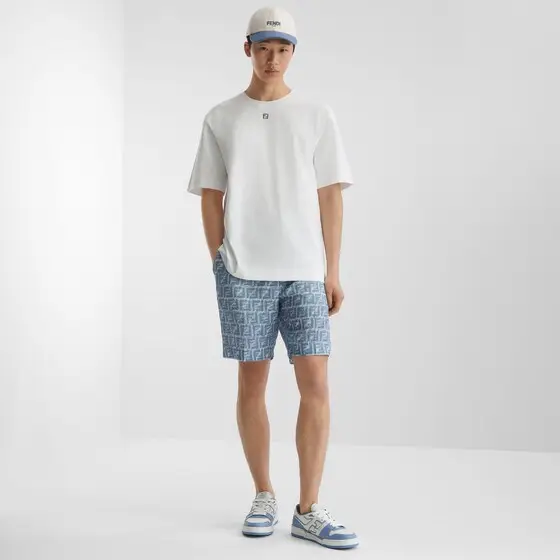 Fendi Short-sleeved, crew-neck, oversized T-shirt | Thumbnail 4 Fendi Short-sleeved, crew-neck, oversized T-shirt | Thumbnail 4