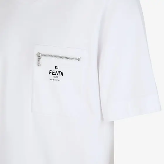 Fendi Short-sleeved, crew-neck, oversized T-shirt | Thumbnail 3 Fendi Short-sleeved, crew-neck, oversized T-shirt | Thumbnail 3