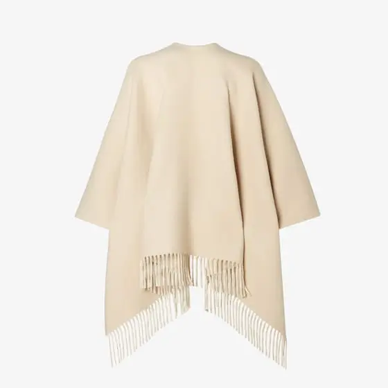 Fendi Camelia Wool and Cashmere Poncho | Thumbnail 2 Fendi Camelia Wool and Cashmere Poncho | Thumbnail 2