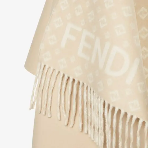 Fendi Camelia Wool and Cashmere Poncho | Thumbnail 3 Fendi Camelia Wool and Cashmere Poncho | Thumbnail 3