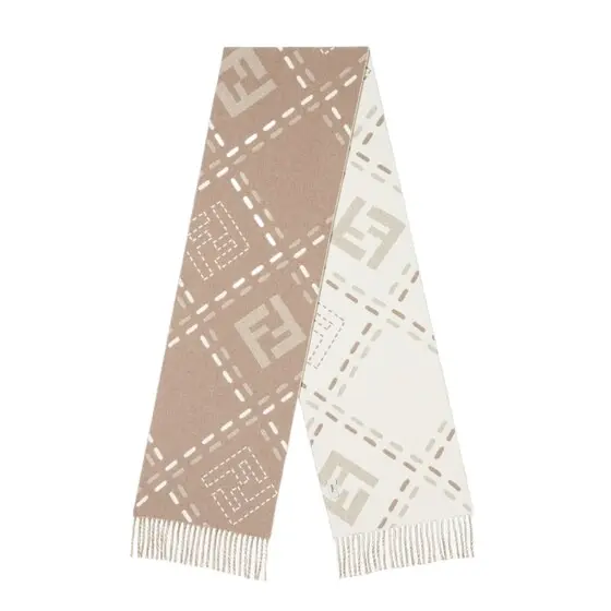 Fendi Long scarf finished with fringing | Image 1 Fendi Long scarf finished with fringing | Image 1
