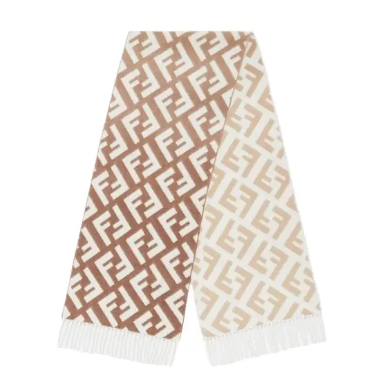 Fendi Long scarf finished with fringing | Image 1 Fendi Long scarf finished with fringing | Image 1