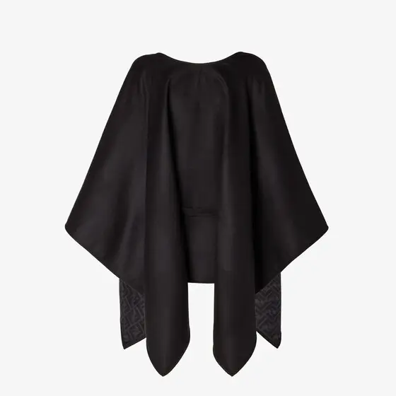 Fendi Wool and Cashmere Poncho | Thumbnail 2 Fendi Wool and Cashmere Poncho | Thumbnail 2