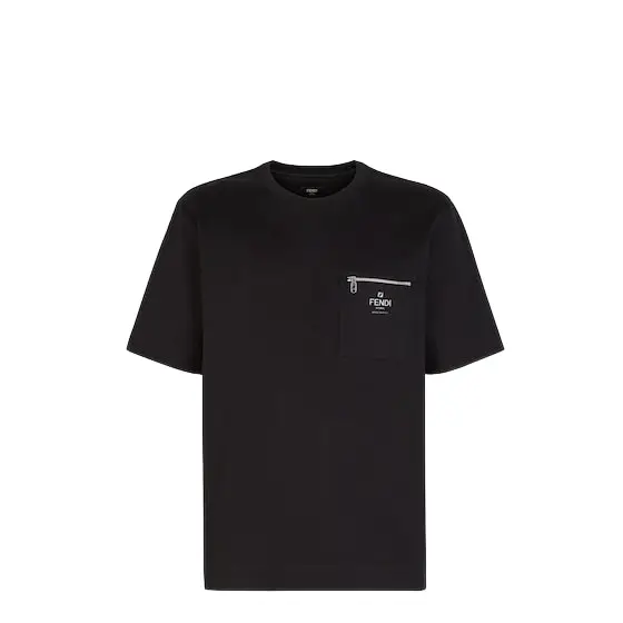 Fendi Short-sleeved, crew-neck, oversized T-shirt | Image 1 Fendi Short-sleeved, crew-neck, oversized T-shirt | Image 1