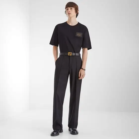 Fendi Short-sleeved crew-neck oversized T-shirt | Thumbnail 4 Fendi Short-sleeved crew-neck oversized T-shirt | Thumbnail 4