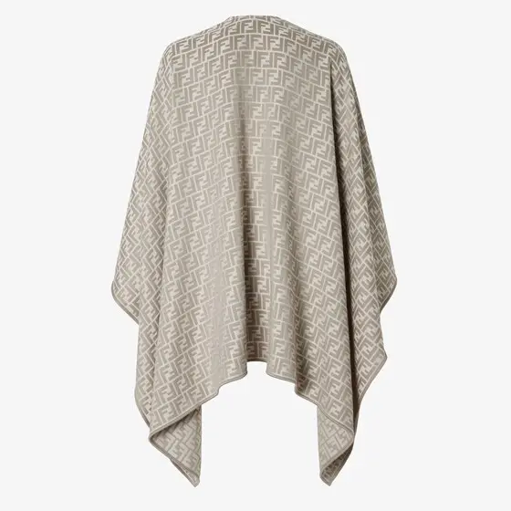 Fendi Wool and Silk Poncho | Thumbnail 2