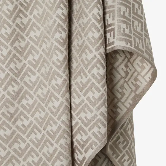 Fendi Wool and Silk Poncho | Thumbnail 3