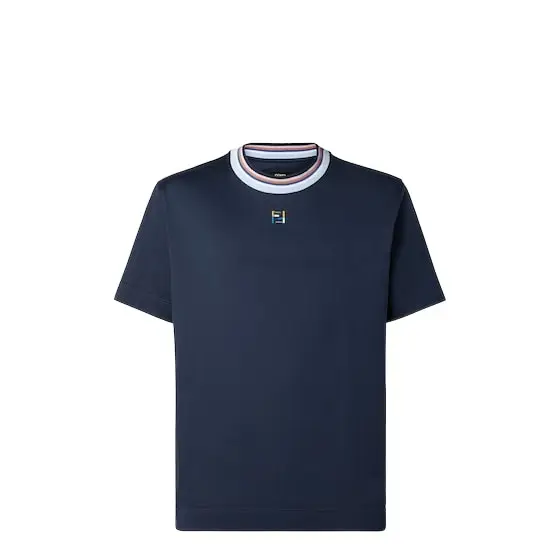 Fendi Regular-fit, short-sleeved crew-neck T-shirt | Image 1 Fendi Regular-fit, short-sleeved crew-neck T-shirt | Image 1