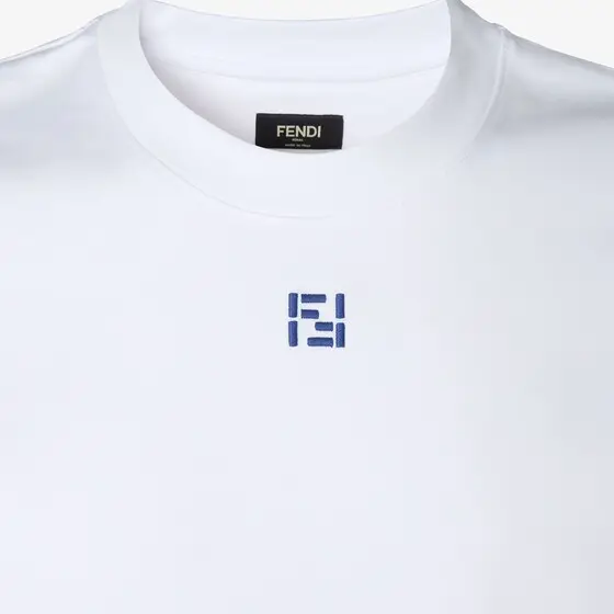 Fendi Regular-fit, short-sleeved crew-neck T-shirt | Thumbnail 3