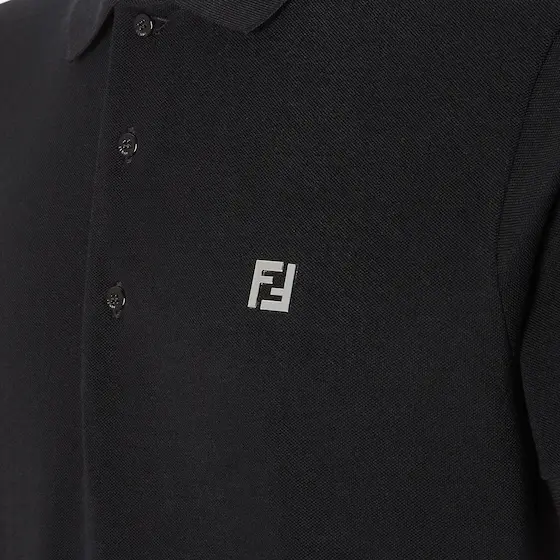 Fendi Regular-fit, short-sleeved polo shirt | Thumbnail 3 Fendi Regular-fit, short-sleeved polo shirt | Thumbnail 3