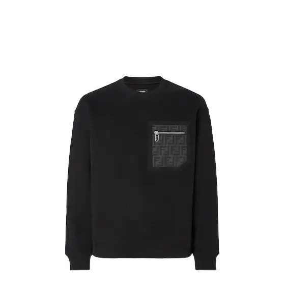 Fendi Long-sleeved crew-neck sweatshirt | Image 1 Fendi Long-sleeved crew-neck sweatshirt | Image 1