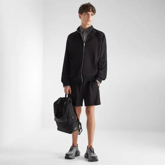 Fendi Raglan-sleeved sweatshirt with high collar | Thumbnail 4 Fendi Raglan-sleeved sweatshirt with high collar | Thumbnail 4