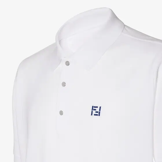 Fendi Short-sleeved polo shirt featuring a classic collar | Thumbnail 3 Fendi Short-sleeved polo shirt featuring a classic collar | Thumbnail 3