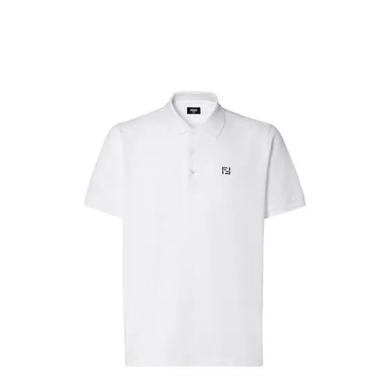 Fendi Short-sleeved polo shirt featuring a classic collar | Image 1 Fendi Short-sleeved polo shirt featuring a classic collar | Image 1