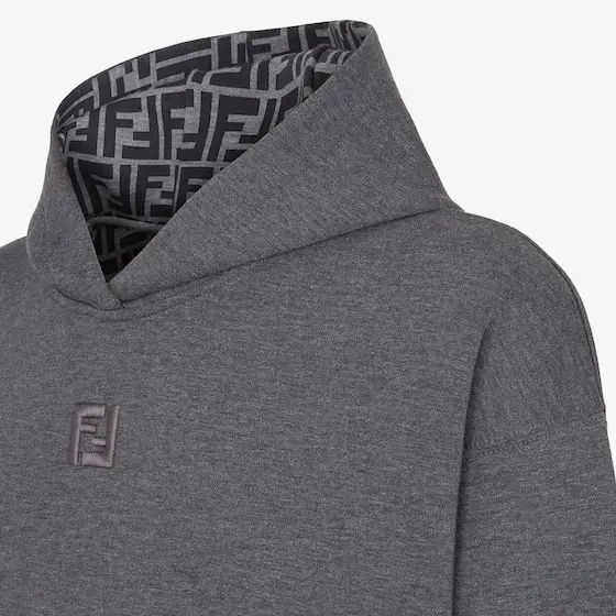 Fendi Long-sleeved sweatshirt with drawstring hood | Thumbnail 3 Fendi Long-sleeved sweatshirt with drawstring hood | Thumbnail 3