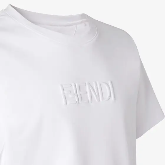 Fendi Slim-fit short-sleeved crew-neck T-shirt | Thumbnail 3