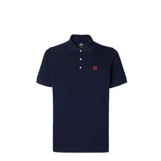Fendi Short-sleeved polo shirt featuring a classic collar | Image 1 Fendi Short-sleeved polo shirt featuring a classic collar | Image 1