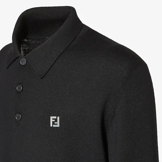 Fendi Long-sleeved polo shirt | Thumbnail 3 Fendi Long-sleeved polo shirt | Thumbnail 3