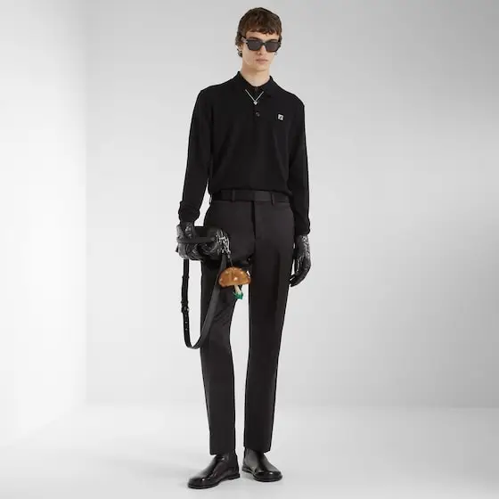 Fendi Long-sleeved polo shirt | Thumbnail 4 Fendi Long-sleeved polo shirt | Thumbnail 4