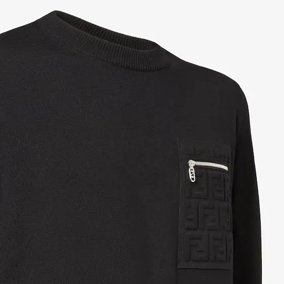 Fendi Long-sleeved crew-neck jumper | Thumbnail 3 Fendi Long-sleeved crew-neck jumper | Thumbnail 3