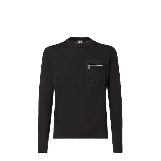 Fendi Long-sleeved crew-neck jumper | Image 1 Fendi Long-sleeved crew-neck jumper | Image 1
