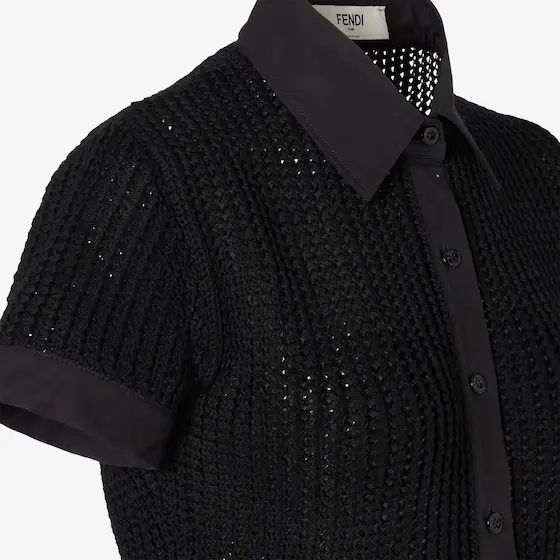 Fendi Cotton Mesh Shirt | Thumbnail 3 Fendi Cotton Mesh Shirt | Thumbnail 3