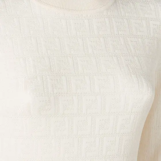 Fendi FF Cotton and Viscose Dress | Thumbnail 3