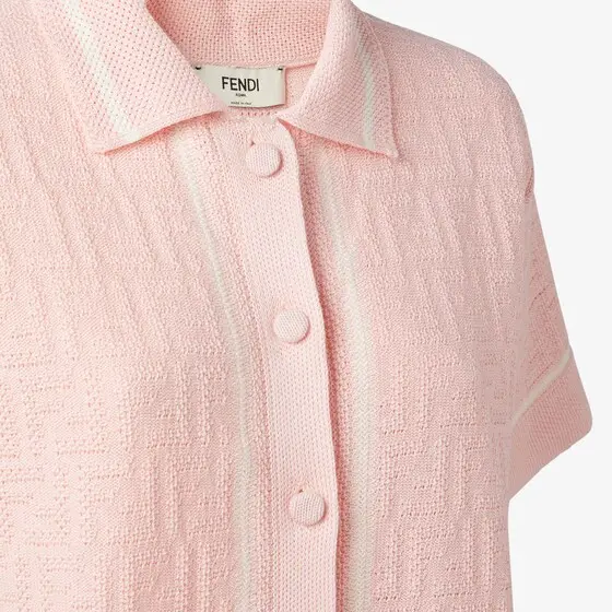 Fendi FF Crochet Polo Shirt | Thumbnail 3 Fendi FF Crochet Polo Shirt | Thumbnail 3
