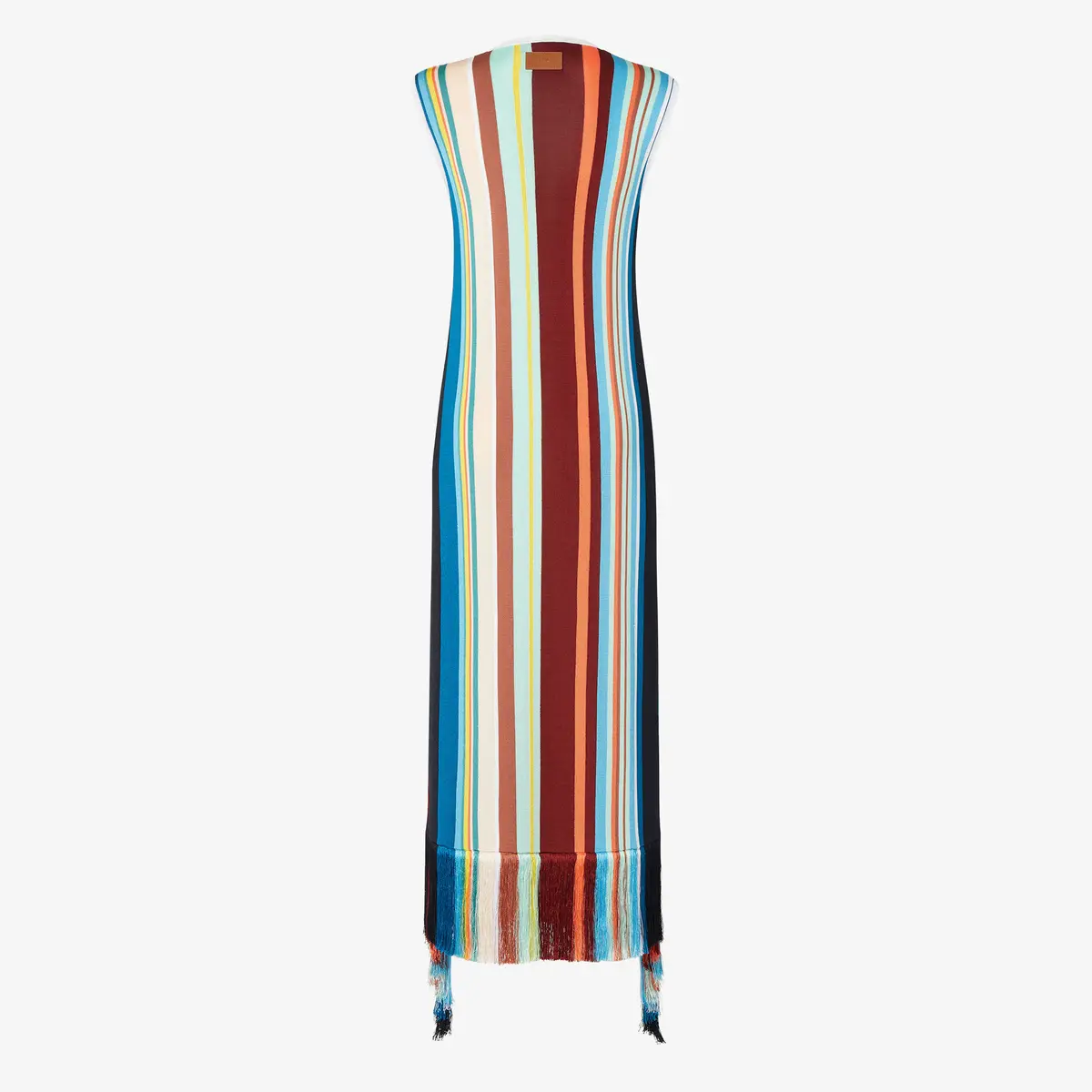 Fendi Striped Viscose Yarn Dress | Thumbnail 2 Fendi Striped Viscose Yarn Dress | Thumbnail 2