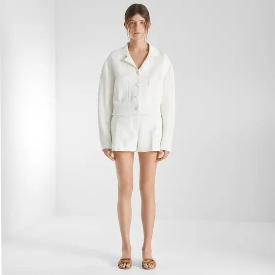 Fendi Pequin Viscose Blouson | Thumbnail 4 Fendi Pequin Viscose Blouson | Thumbnail 4