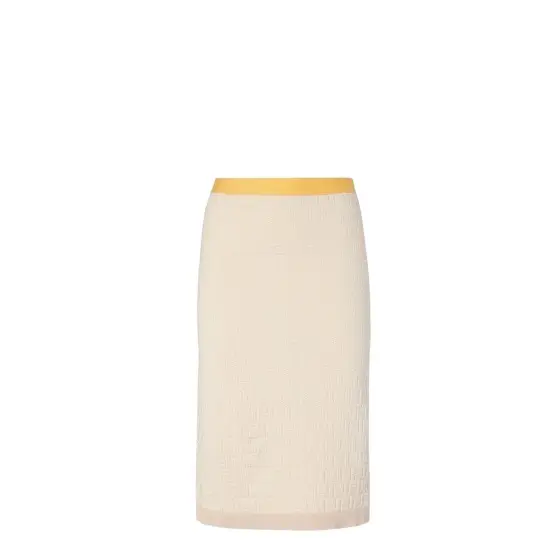 Fendi Straight midi skirt with elasticated waist | Image 1 Fendi Straight midi skirt with elasticated waist | Image 1