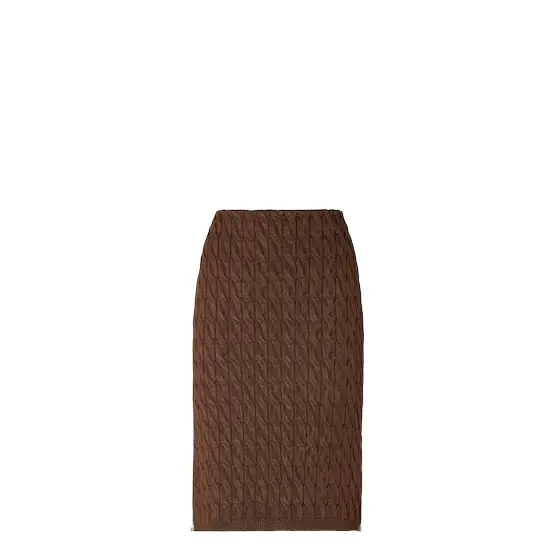 Fendi Straight-cut midi skirt featuring long, contrasting zips | Image 1 Fendi Straight-cut midi skirt featuring long, contrasting zips | Image 1