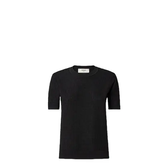 Fendi Short-sleeved crew-neck jumper | Image 1 Fendi Short-sleeved crew-neck jumper | Image 1