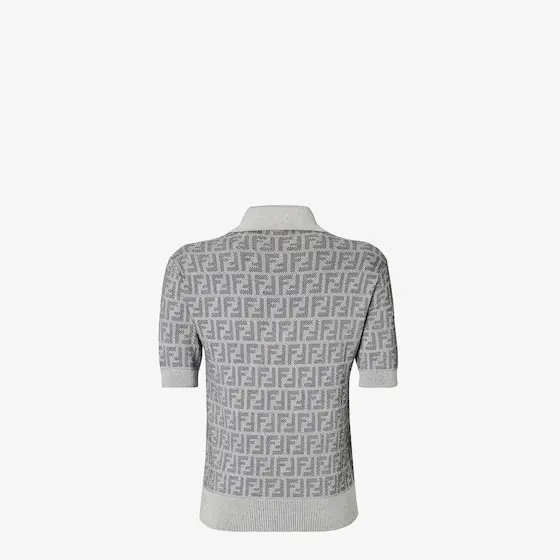 Fendi FF Jacquard Polo Shirt | Thumbnail 2 Fendi FF Jacquard Polo Shirt | Thumbnail 2