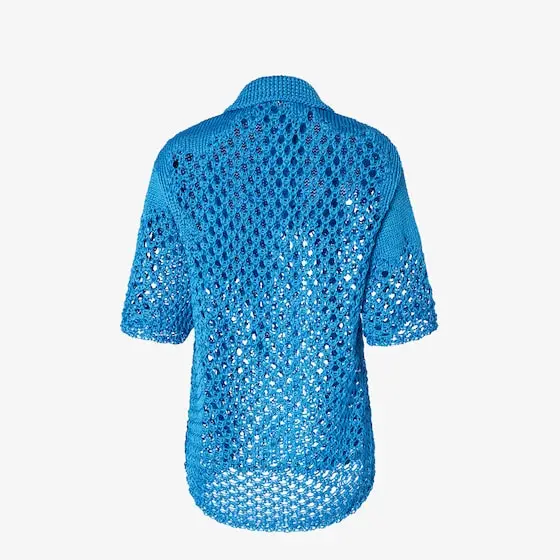 Fendi Macramé Silk Sweater | Thumbnail 2 Fendi Macramé Silk Sweater | Thumbnail 2