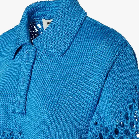 Fendi Macramé Silk Sweater | Thumbnail 3 Fendi Macramé Silk Sweater | Thumbnail 3