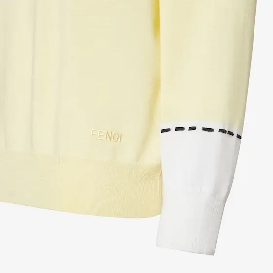Fendi Wool and Silk Selleria Jumper | Thumbnail 3 Fendi Wool and Silk Selleria Jumper | Thumbnail 3