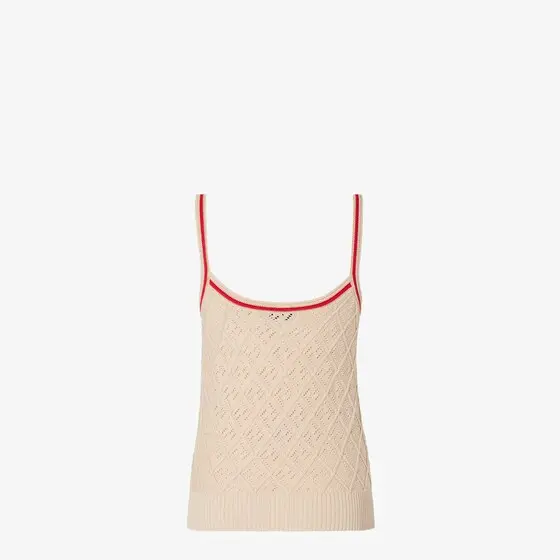 Fendi Argyle Cotton Top | Thumbnail 2 Fendi Argyle Cotton Top | Thumbnail 2