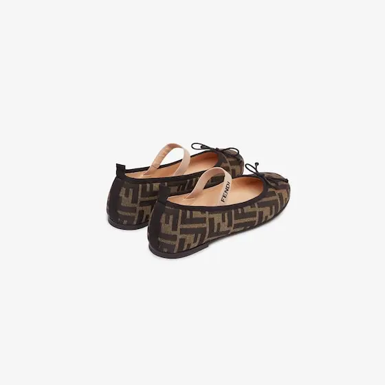 Fendi Junior Ballet Flats | Thumbnail 3