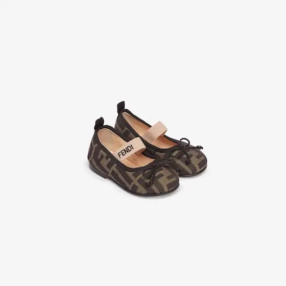 Fendi Junior Ballet Flats | Thumbnail 2 Fendi Junior Ballet Flats | Thumbnail 2