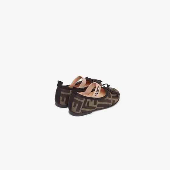 Fendi Junior Ballet Flats | Thumbnail 3 Fendi Junior Ballet Flats | Thumbnail 3