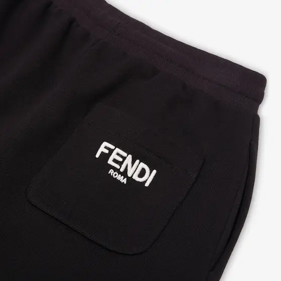 Fendi Reversible junior jogging trousers with drawstring at | Thumbnail 3 Fendi Reversible junior jogging trousers with drawstring at | Thumbnail 3