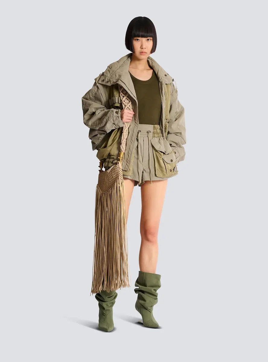 Balmain Cotton twill Utility shorts | Thumbnail 2 Balmain Cotton twill Utility shorts | Thumbnail 2